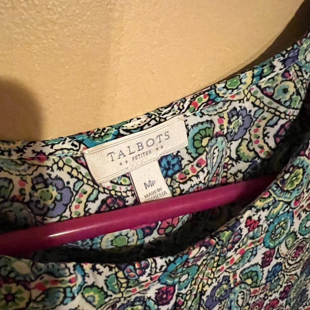 Talbots MP blouse - Picture 4 of 6